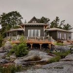 Normerica Timber Frame, Architects & Builders, Collaboration, Lakeside Cottage, Georgian Bay, Exterior