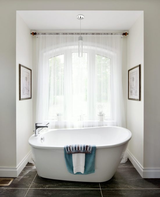 Normerica Timber Frame, Interior, Cottage, Bathroom, Bathtub
