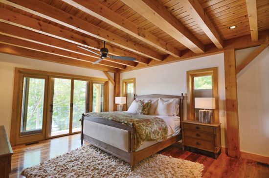 Normerica Timber Frame, Interior, Cottage, Bedroom