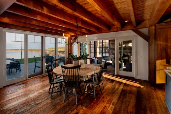 Normerica Timber Frame, Interior, Cottage, Dining Room