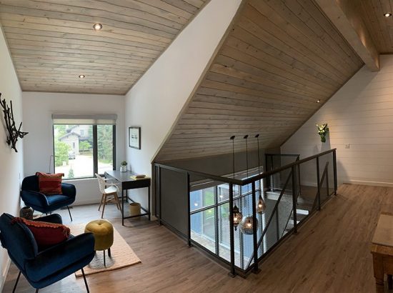 Normerica Timber Frame, Interior, Hallway, Sitting Room, Office, Modern, Contemporary