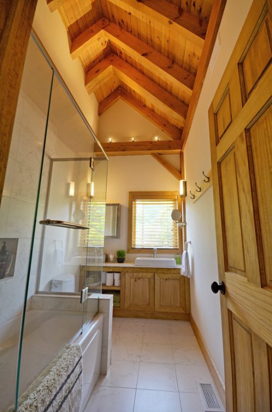 Normerica Timber Frame, Cottage, Interior, Bathroom