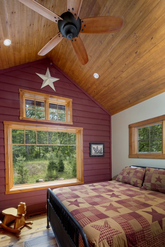 Normerica Timber Frame, Interior, Cottage, Bedroom