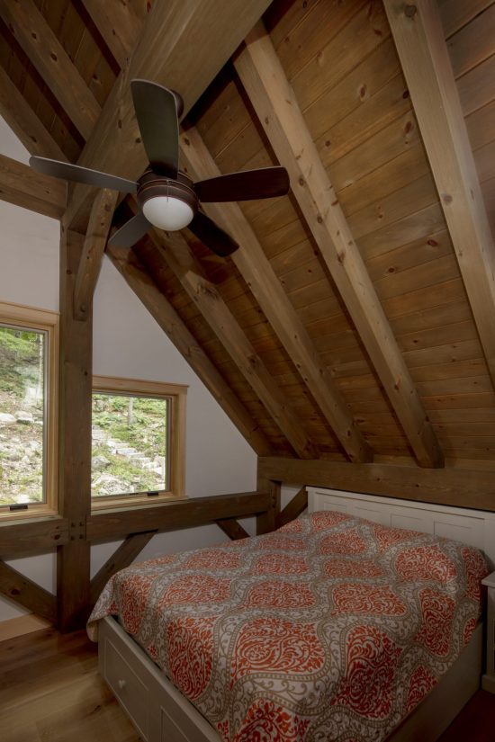 Normerica Timber Frame, Interior, Cottage, Bedroom 2