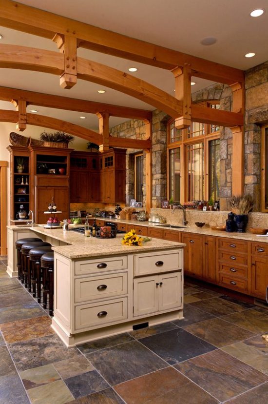 Normerica Timber Frame, Interior, Kitchen