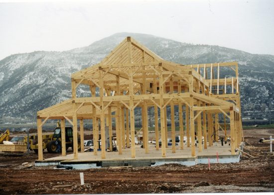 Normerica Timber Frames, Commercial Project, Chaparral Ranch, Construction, Aspen, USA, Exterior