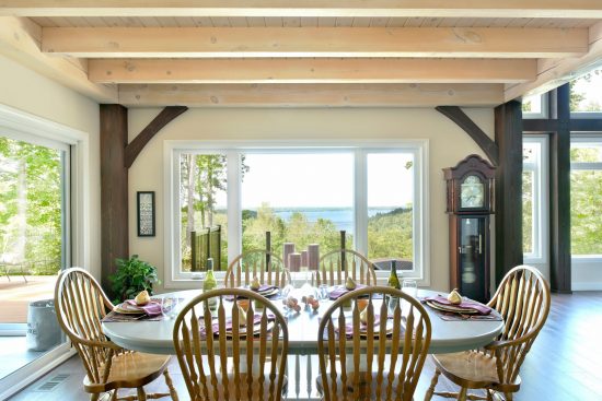 Normerica Timber Frame, Interior, Cottage, Dining Room