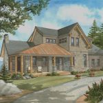 House Designs Canada | Rosseau 3829 | Normerica Timber Frame Homes | Watercolour