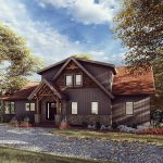 Rustic Timber Frame Cottage Designs | The Kennebec 3958 | Normerica | Exterior, Front