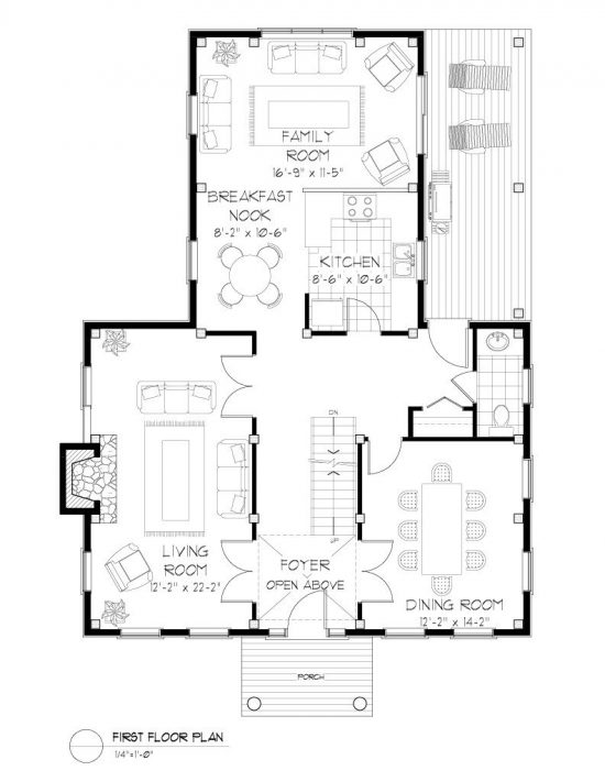 Normerica Timber Frames, House Plan, The Niagara 3539, First Floor Layout