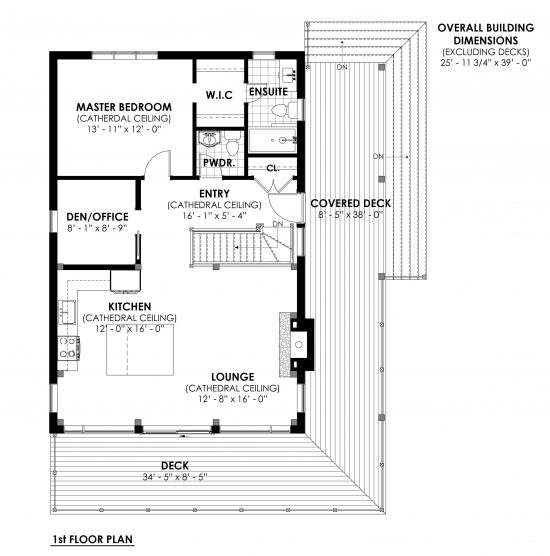 Timber Frame Open Concept House Plans | The Rouge | Normerica | Floor Plans, First Floor, Option 1