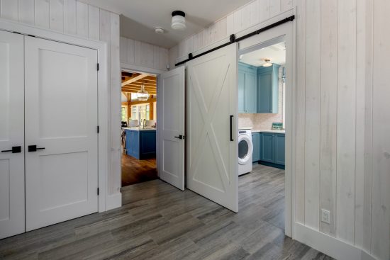 Normerica-Timber-Homes-Timber-Frame-Portfolio-Beachside-Bliss-Interior-Mudroom-Main-Floor-Laundry-Room