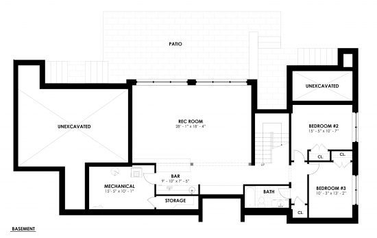 Modern Mountain Glass House Plan The Cypress 4134 Basement Floor Plan Normerica Timber Homes