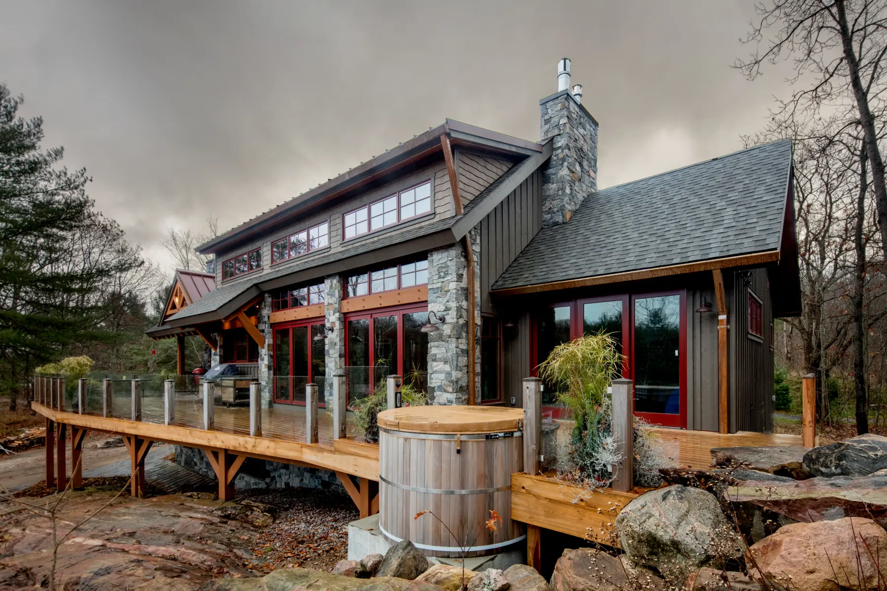 7 Normerica Timber Frame Exterior Cottage Porch