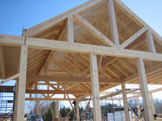 10 Normerica Timber Frame Commercial Project Cypress Mountain Day Lodge West Vancouver British Columbia Ski Resort Exterior Construction 550x412