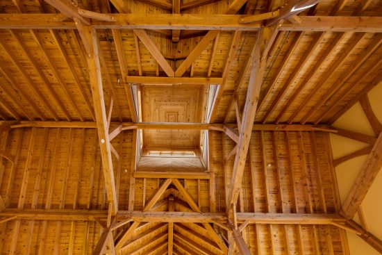 11 Normerica Timber Frame Commercial Project Craigleith Ski Club Ski Resort Collingwood Ontario Interior Ceiling 550x367