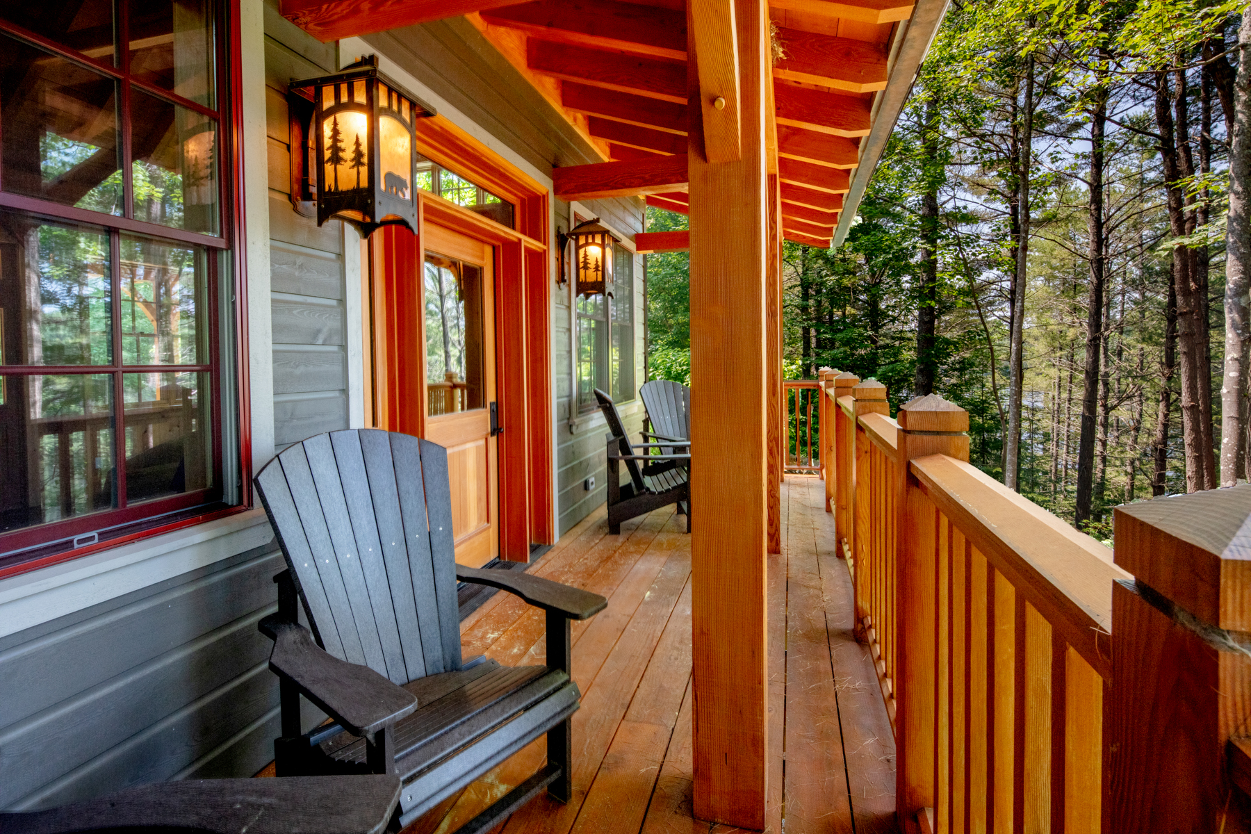 Private Luxury Wilderness Estate Exterior Muskoka Chairs 3516